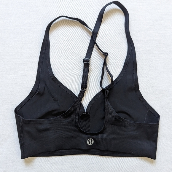 LULULEMON laser cut black bra size 2 - Picture 4 of 4